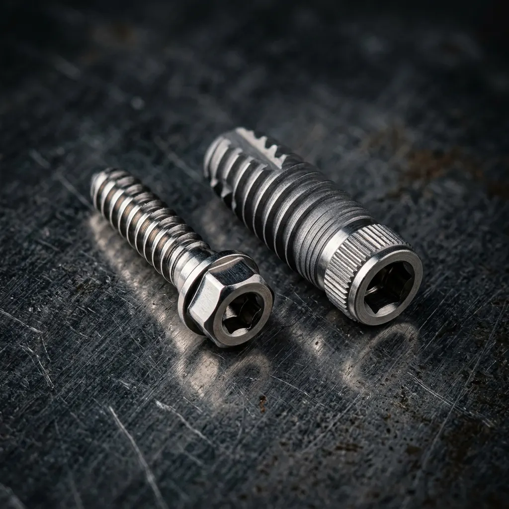 Precision medical implants & fasteners produced with Swiss CNC machining