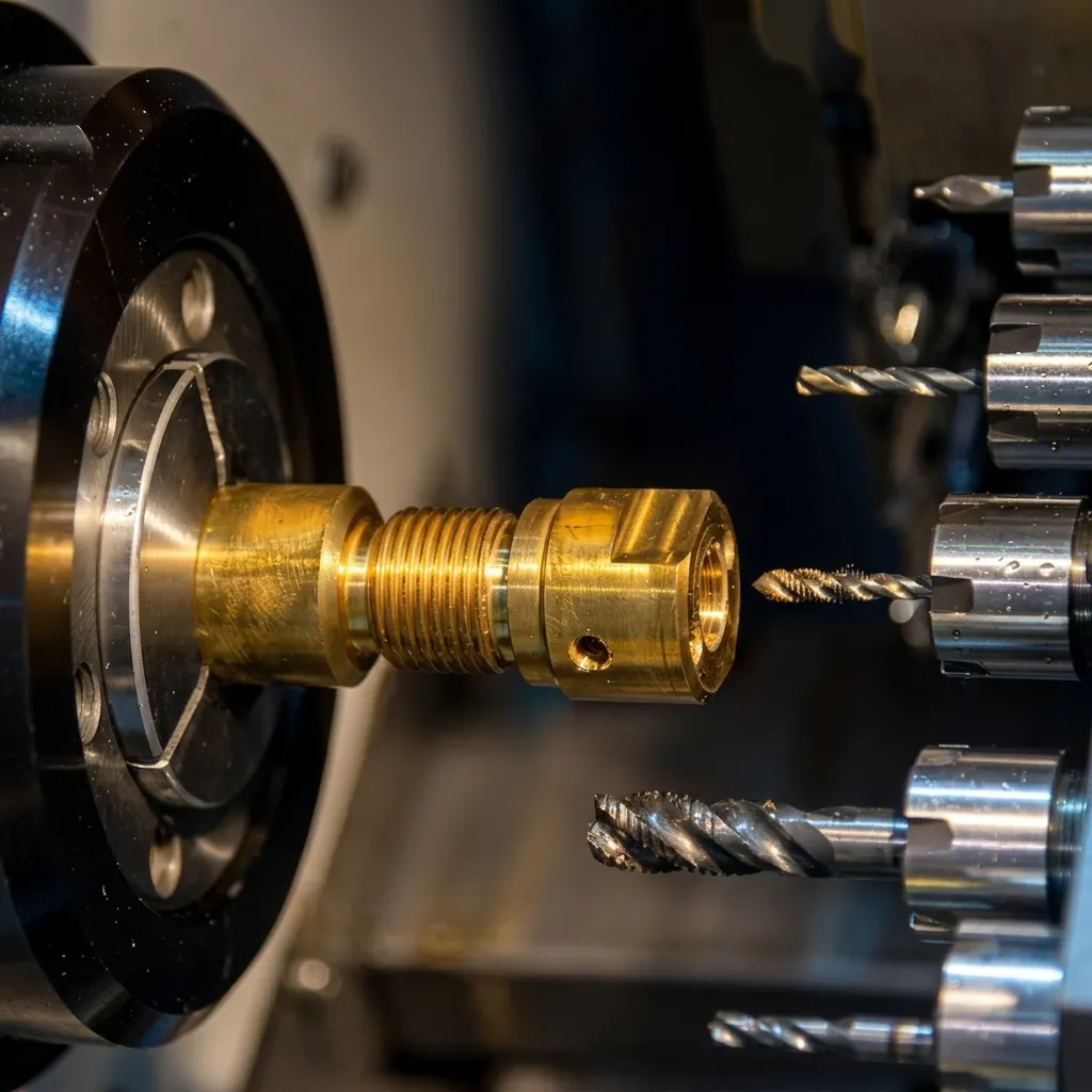 Precision Swiss-type CNC machining