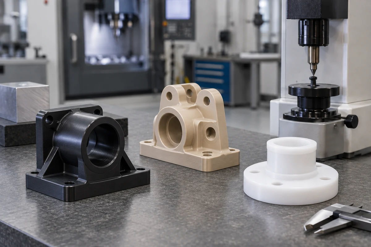 CNC Engineering Plastics Delrin PEEK